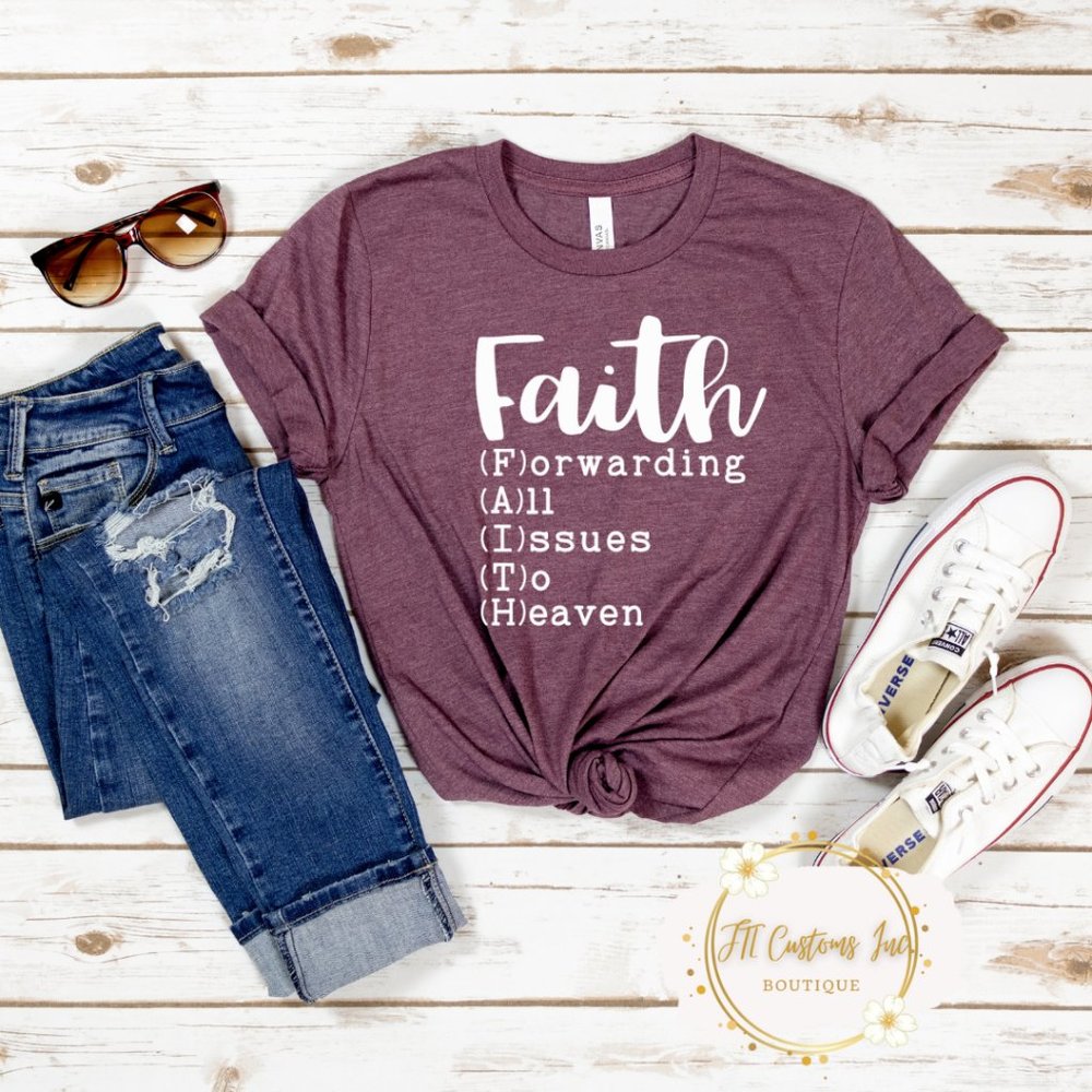 F.A.I.T.H Message Tee - Picture 3 of 5